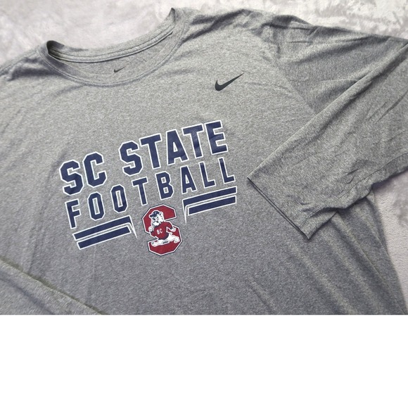 Nike Other - Nike SC State Bulldogs Football Long Sleeve Dri-FIT Shirt Men's 3XL Gray